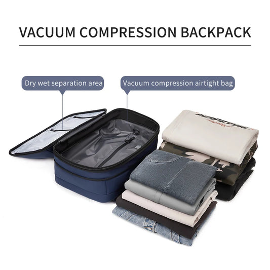 Travel Backpack vacuum compression